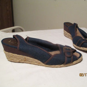 Ralph Lauren Denim Espadrilles sz 9b cameron